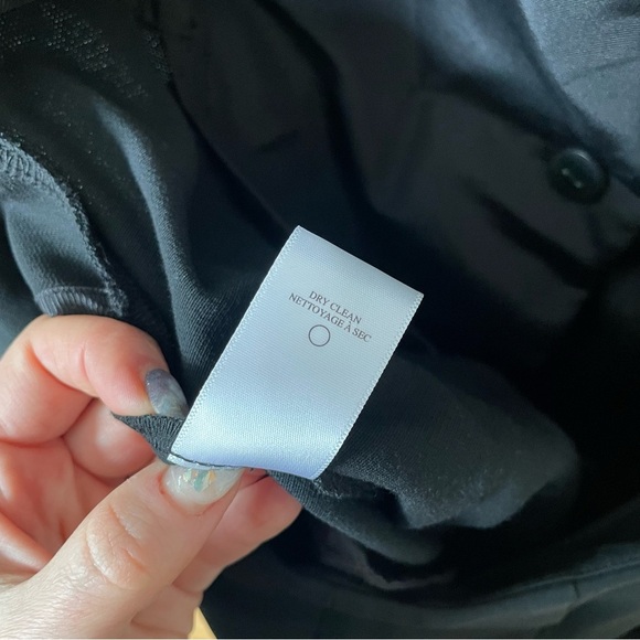 A.L.C. Kensington Tuxedo Black Long Sleeve Black Cutout V-Neck Jumpsuit NWT Sz 6 - Picture 9 of 10